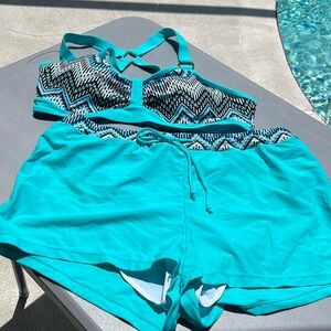 2-Piece Swimsuit Bathing Suit Size XL New in package